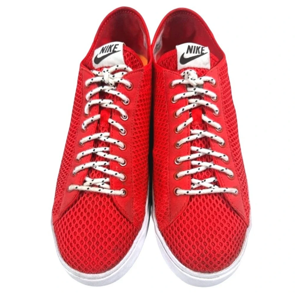 Nike Tennis Classic AC Mesh Red White Brown Mens Shoes Size 11